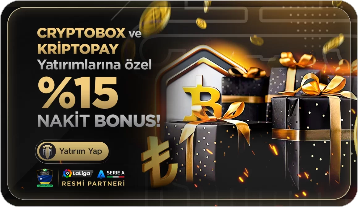 KRİPTO YATIRIMINA ÖZEL %15 NAKİT BONUS