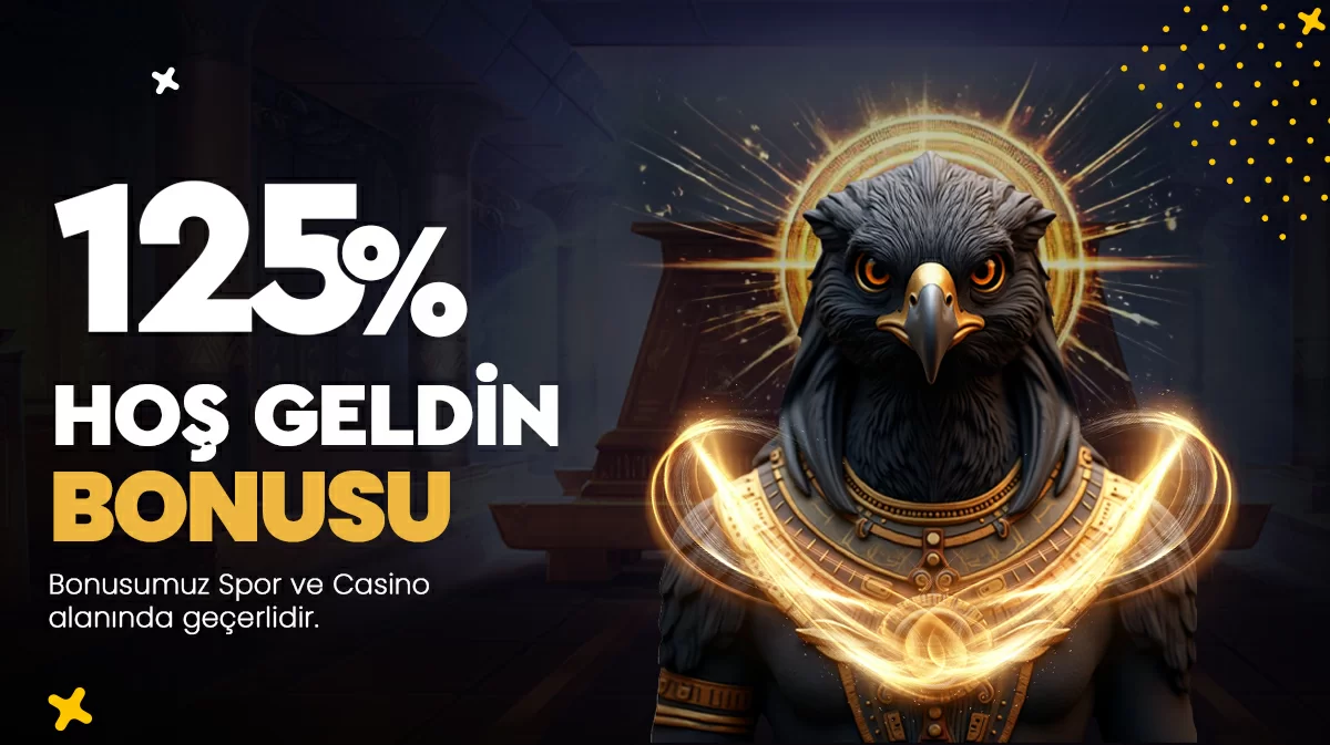 %125 HOŞ GELDİN BONUSU
