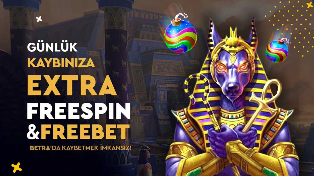 GÜNLÜK KAYIBA EXTRA FREESPİN&FREEBET