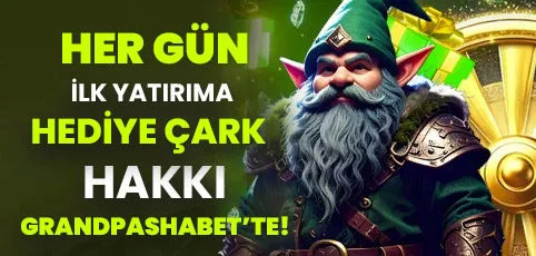 HER GÜN İLK YATIRIMA ÇARK HAKKI HEDİYE!