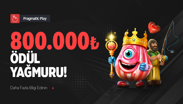 PRAGMATIC PLAY 800.000 TL ÖDÜL YAĞMURU!