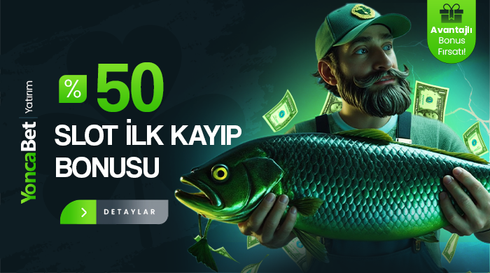 %50 SLOT İLK KAYIP BONUSU