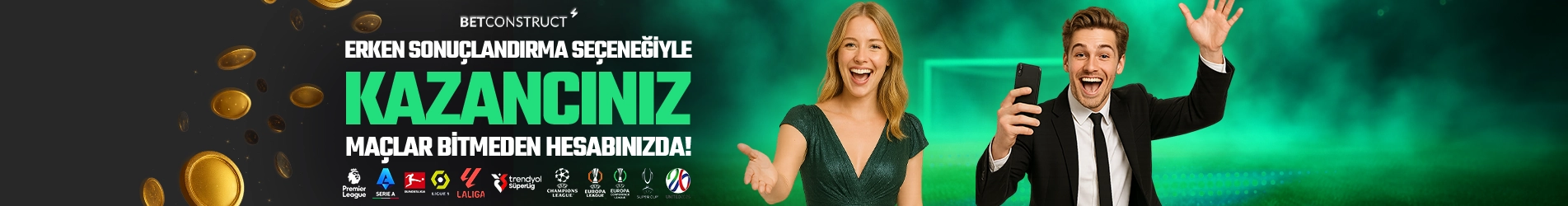 🏀 ERKEN SONUÇLANDIRMA SEÇENEĞİYLE MAÇIN BİTMESİNİ BEKLEMEDEN ANINDA KAZANIN! ⚽