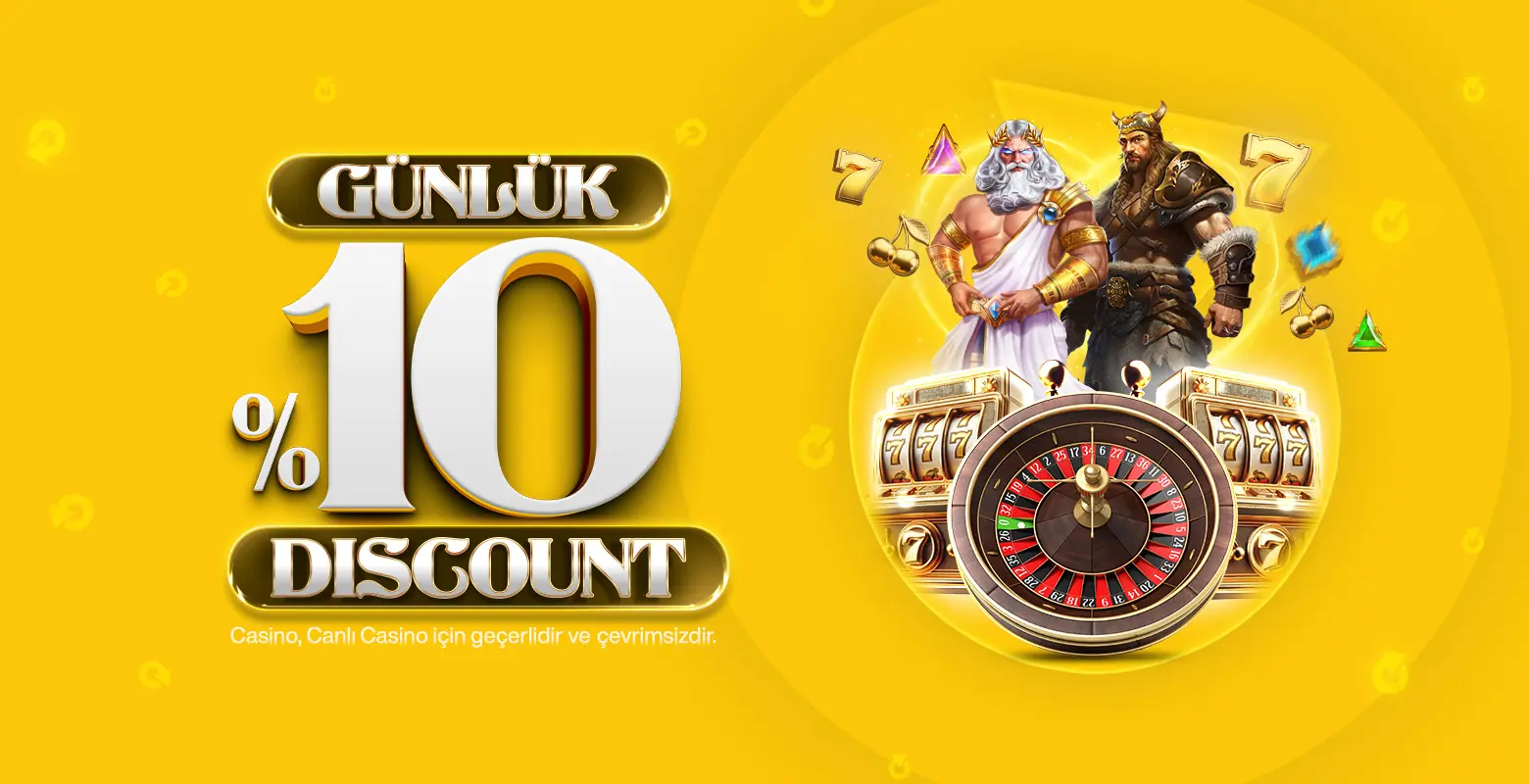 Günlük %10 Discount!