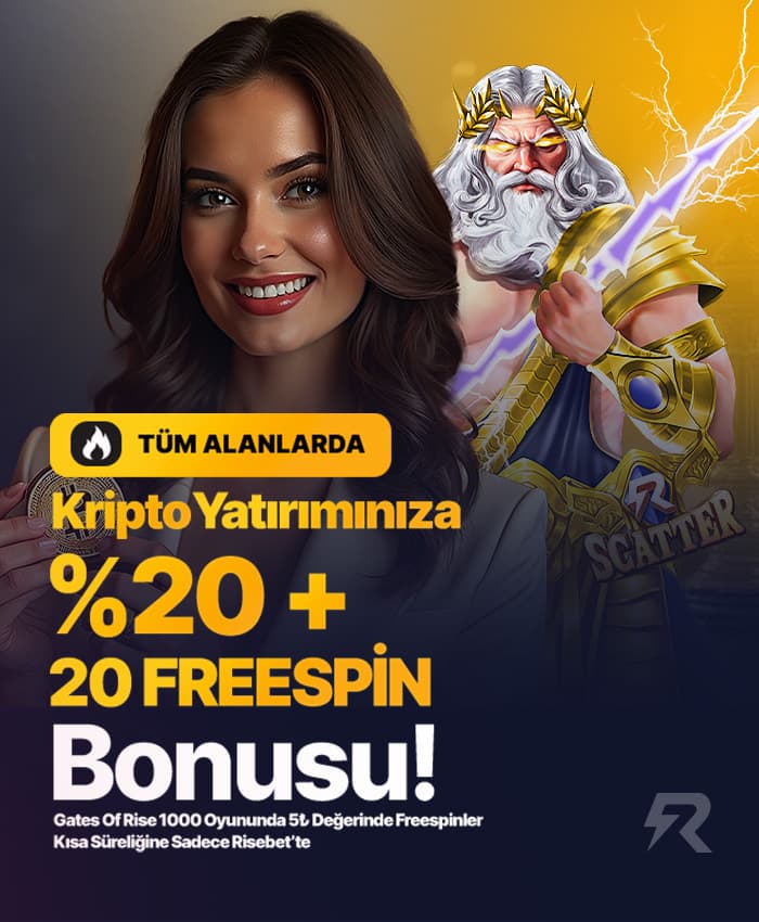 %20 KRİPTO YATIRIM BONUSU + 20 FREESPİN