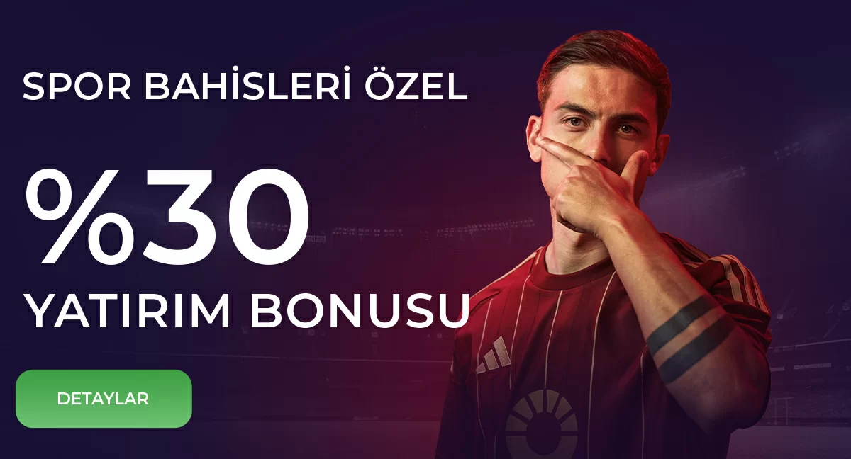 10.000 TL %30 Spor Yatirim Bonusu