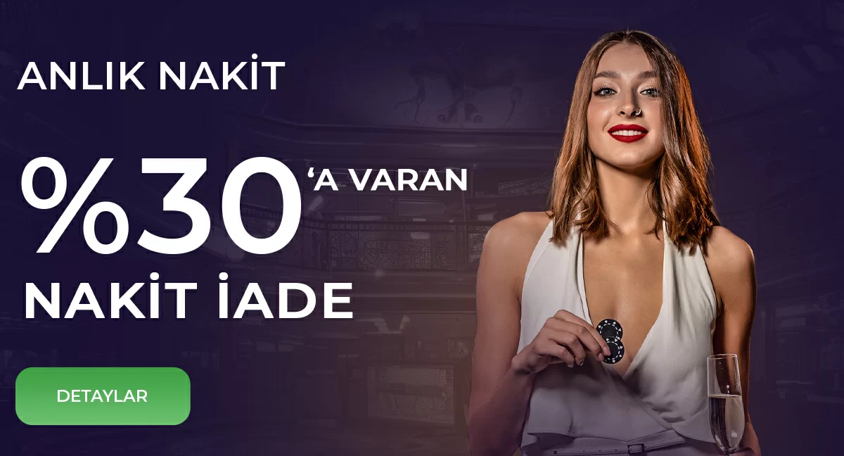 %30'a Varan Casino & Spor Nakit İade