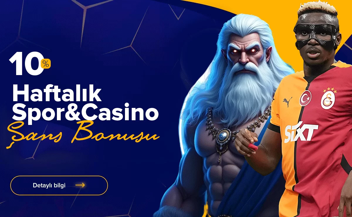 %10 Haftalık Şans Bonusu