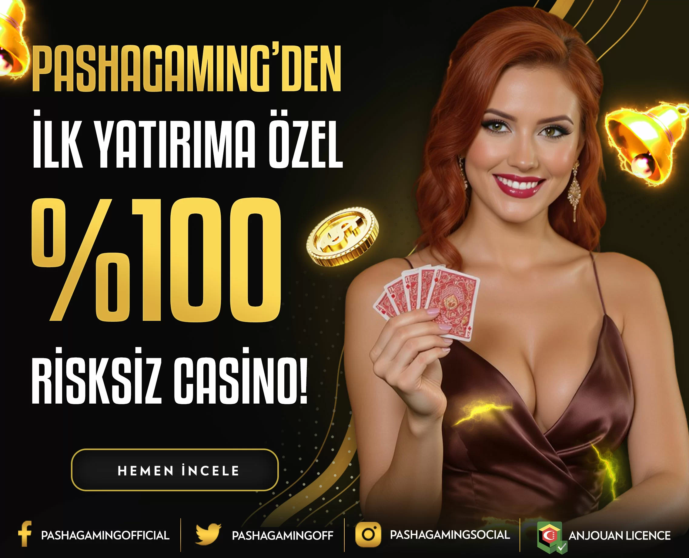 İLK YATIRIMA ÖZEL %100 RİSKSİZ CASİNO!