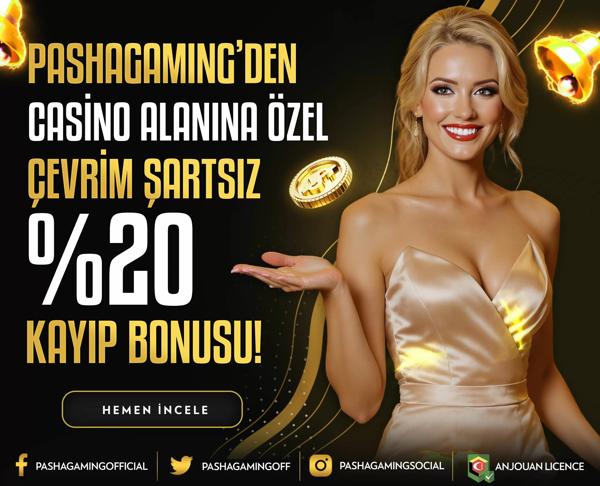 ANLIK CASİNO KAYIP BONUSU