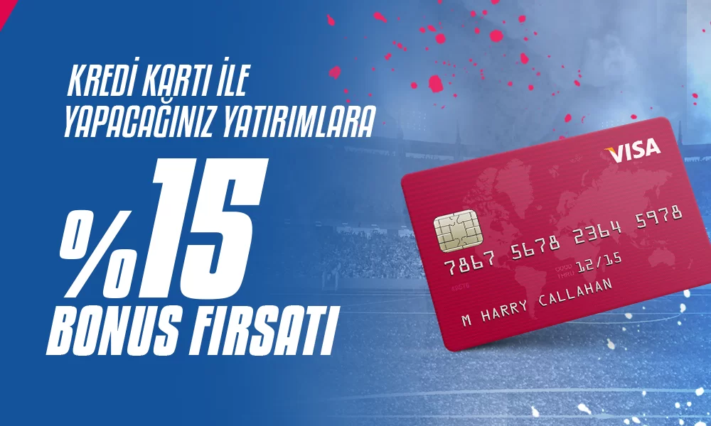 KREDİ KARTI ÇEVRİMSİZ %15 BONUSU