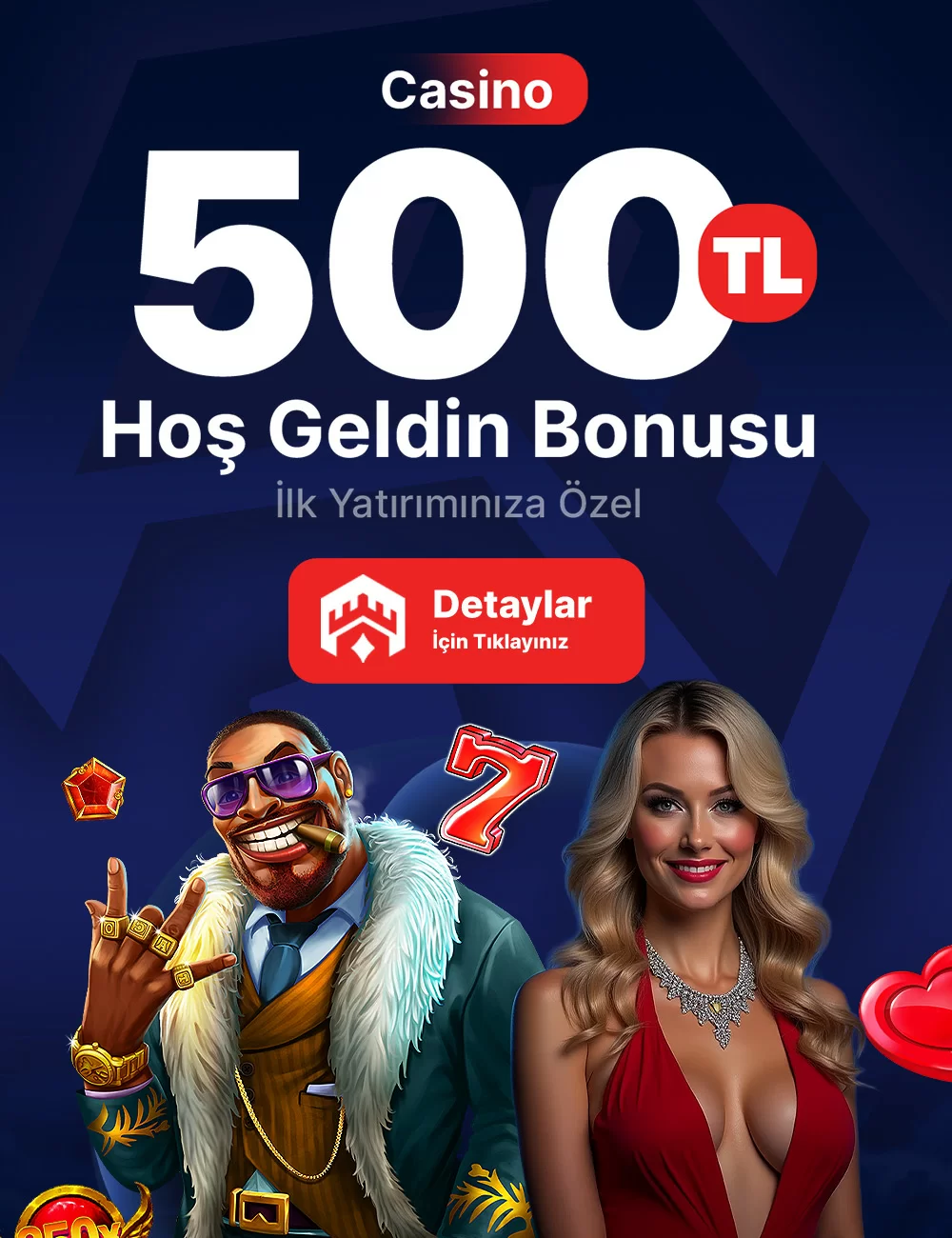500 TL CASİNO HOŞGELDİN BONUSU