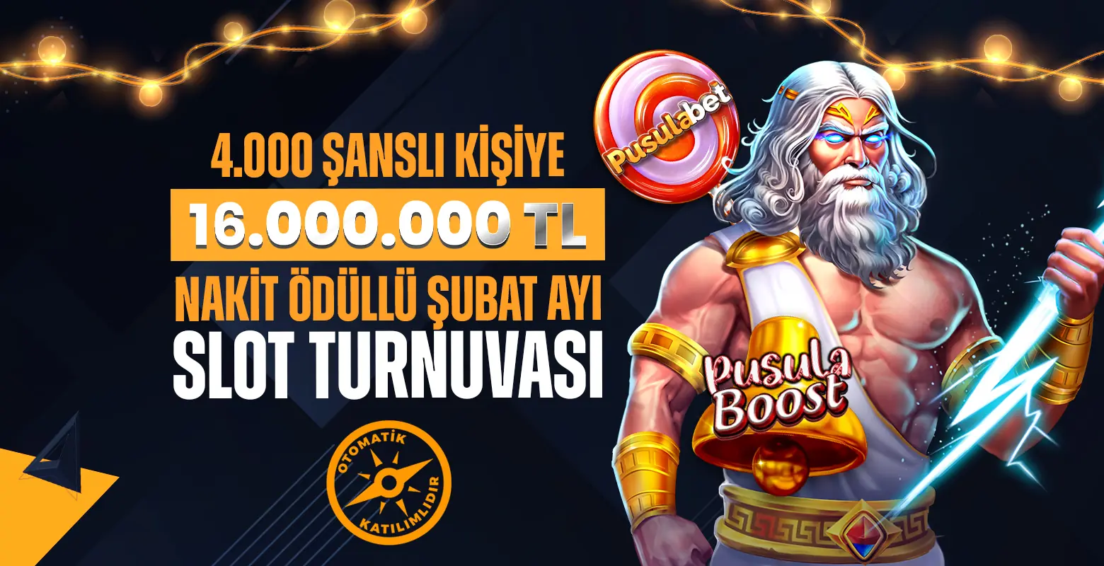 SADECE PUSULABET ÜYELERİNE ÖZEL SLOT TURNUVALARI