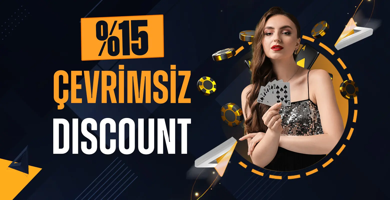 %15 ÇEVRİMSİZ DISCOUNT !