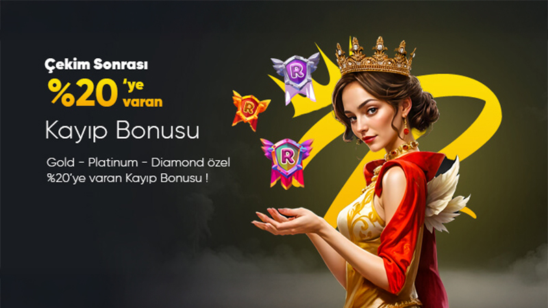 Çekim Sonrası %20'ye Varan Kayıp Bonusu