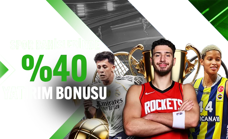 %40 SPOR BAHİSLERİ BONUSU
