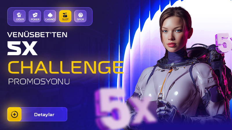 Venüsbet'ten 5x Challenge 1.000₺!
