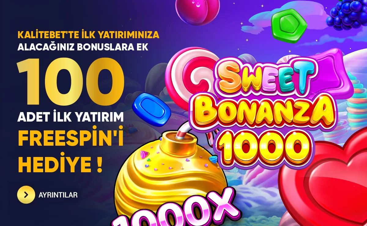 İLK YATIRIMINIZA ÖZEL EKSTRA 100 ADET FREESPİN HEDİYE !