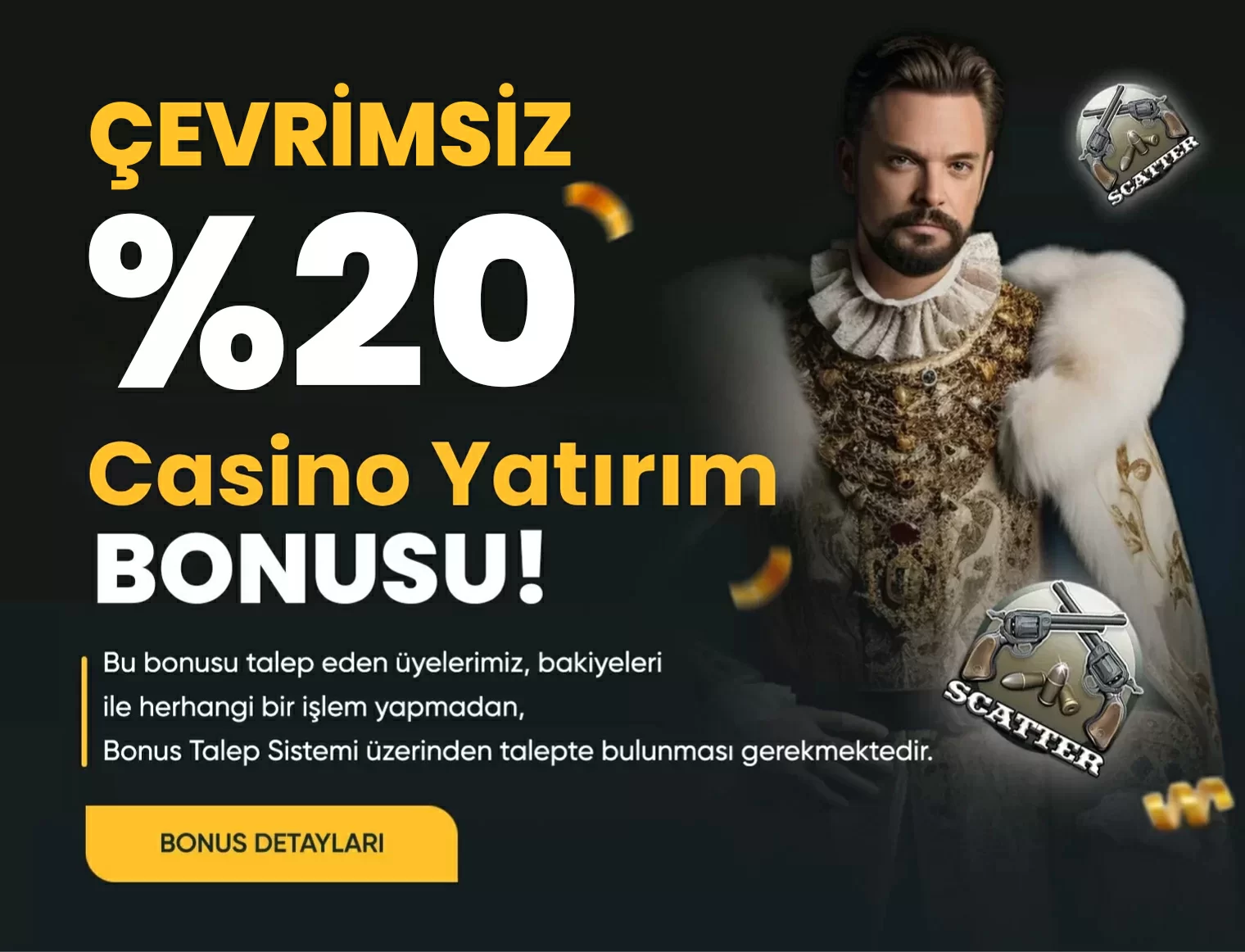 %20 ÇEVRİMSİZ CASİNO YATIRIM BONUSU
