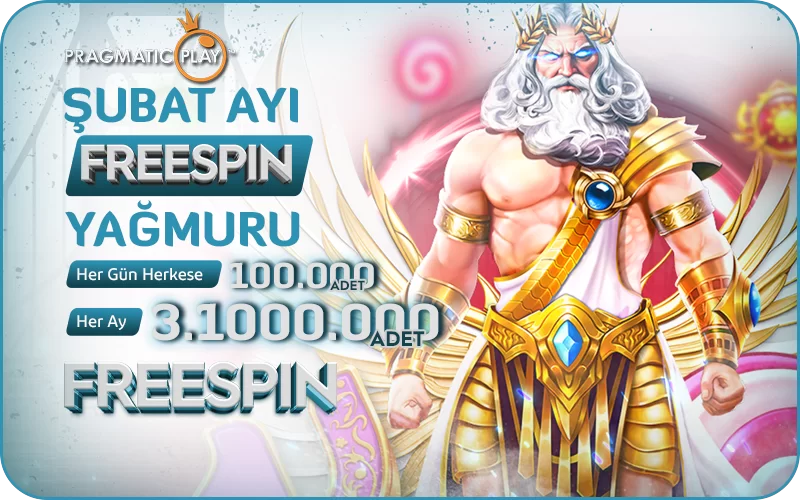 ŞUBAT AYI FREESPİN YAĞMURU