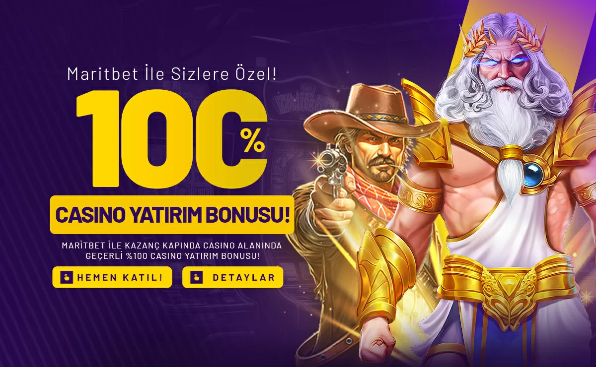 %100 CASİNO SLOT YATIRIM BONUSU