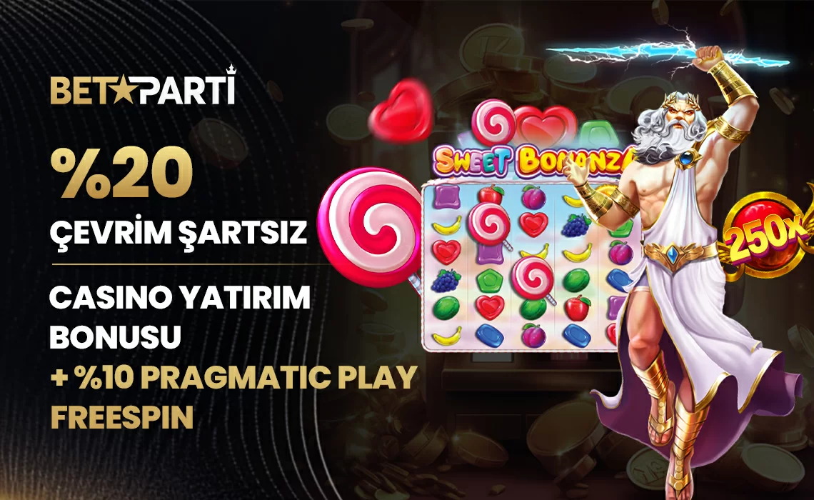 %20 ÇEVRİM ŞARTSIZ CASİNO YATIRIM BONUSU + %10 FREESPİN