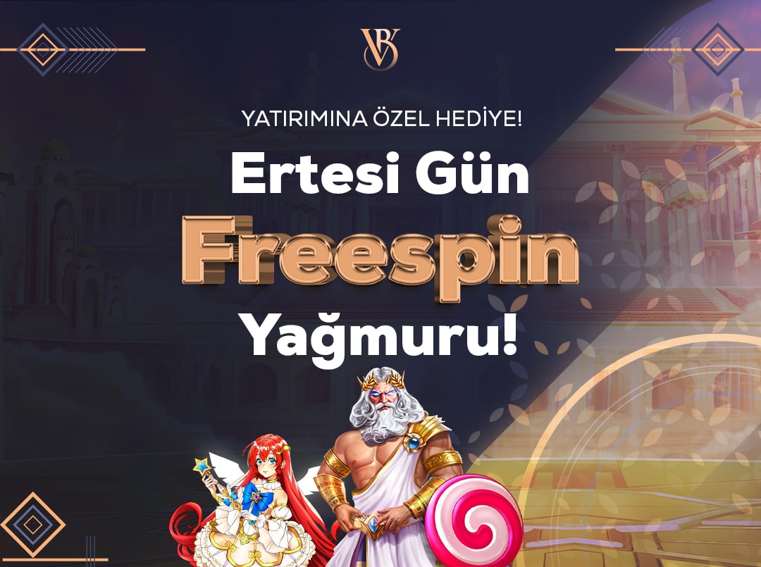 ERTESİ GÜN FREESPIN YAĞMURU!