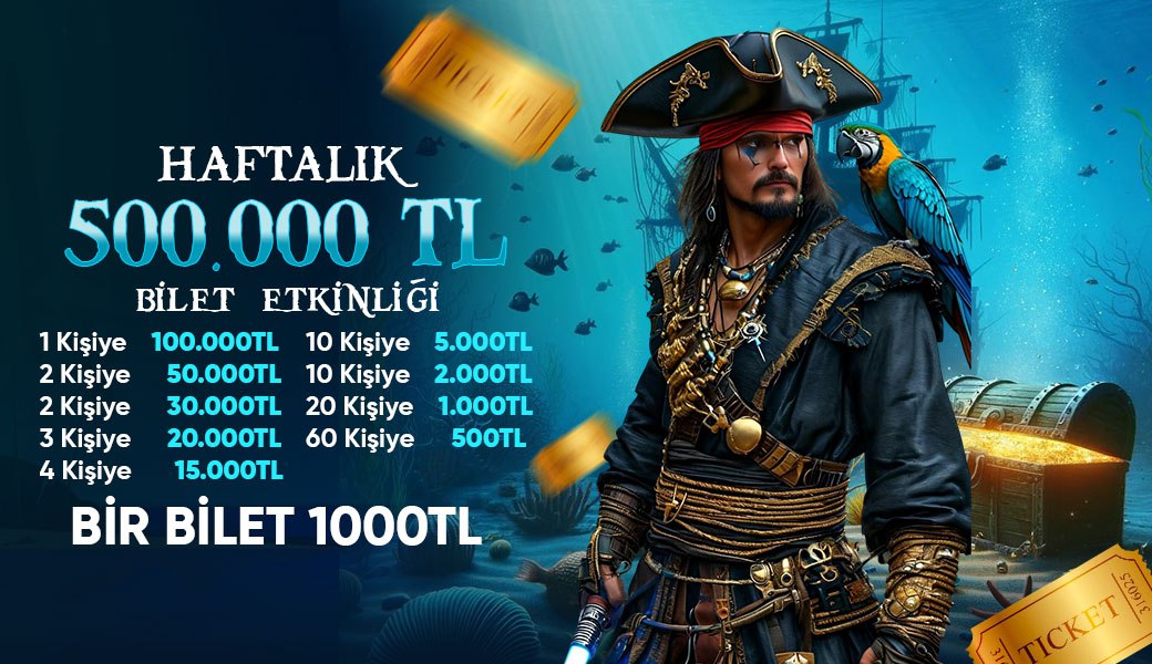 VİRABET HAFTALIK 500.000 TL BİLET ETKİNLİĞİ