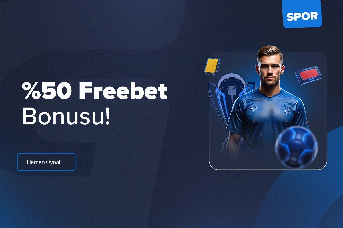 %50 FreeBet Bonusu