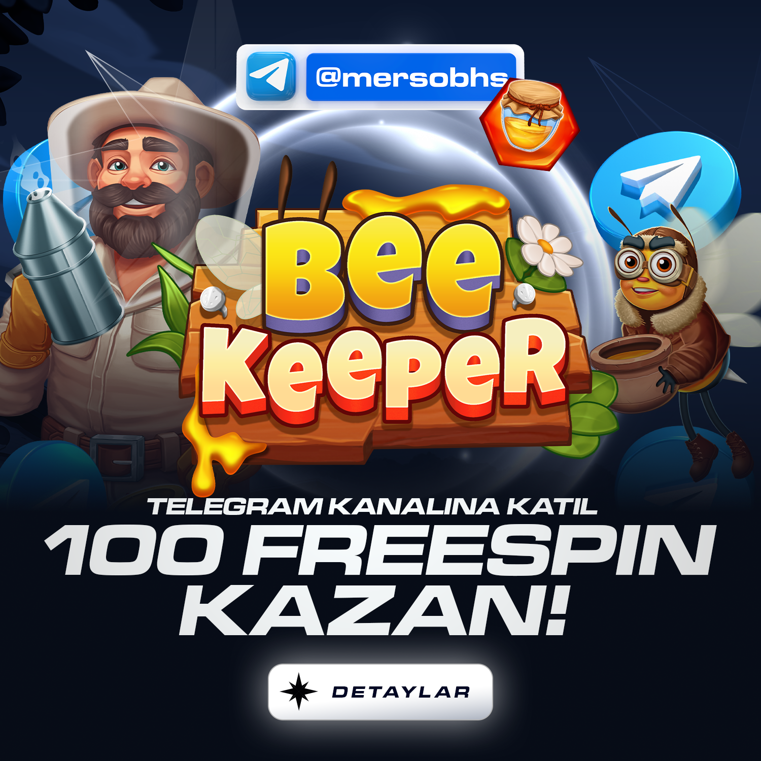 TELEGRAM KANALINA KATIL 100 FREESPİN KAZAN!