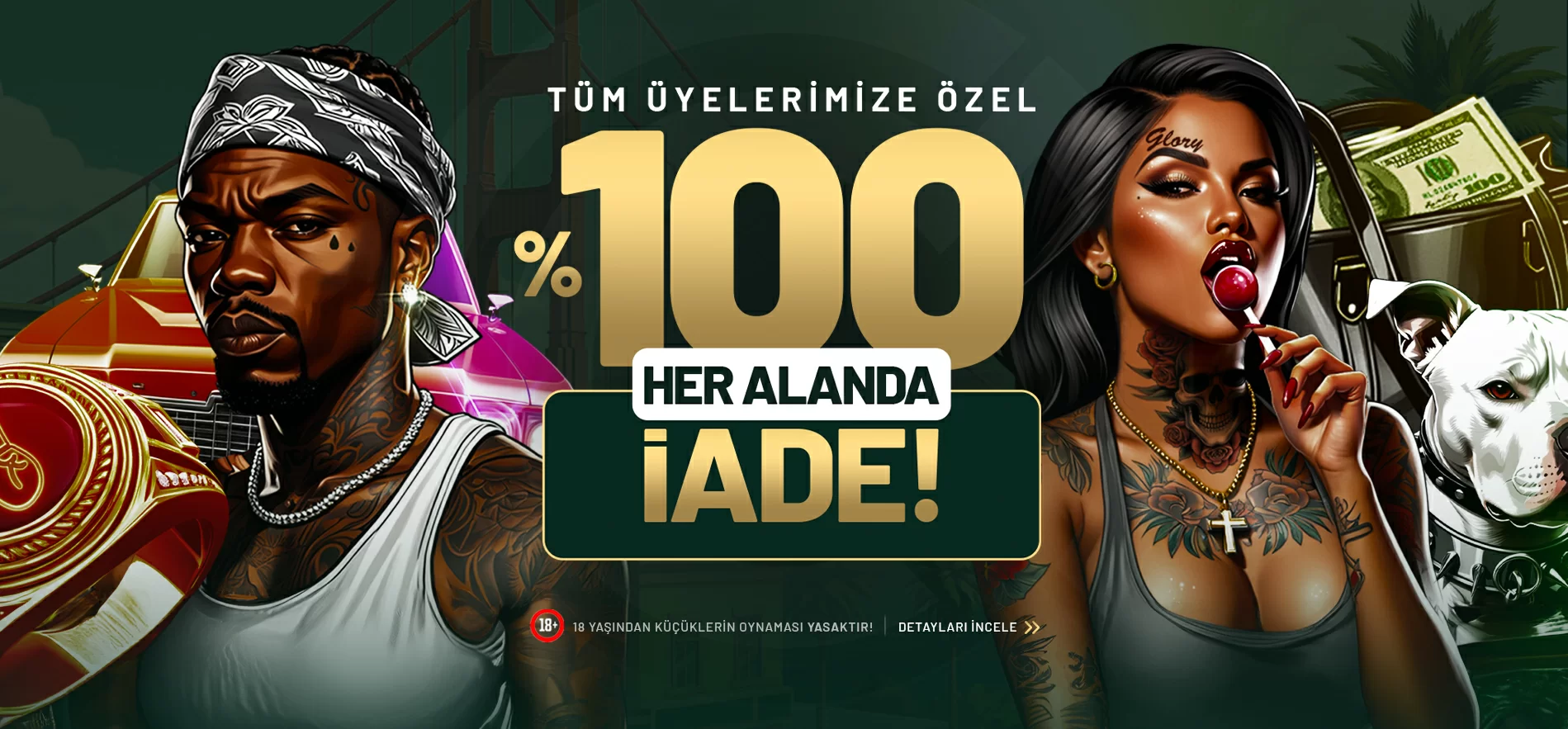 %100 NAKİT İADE