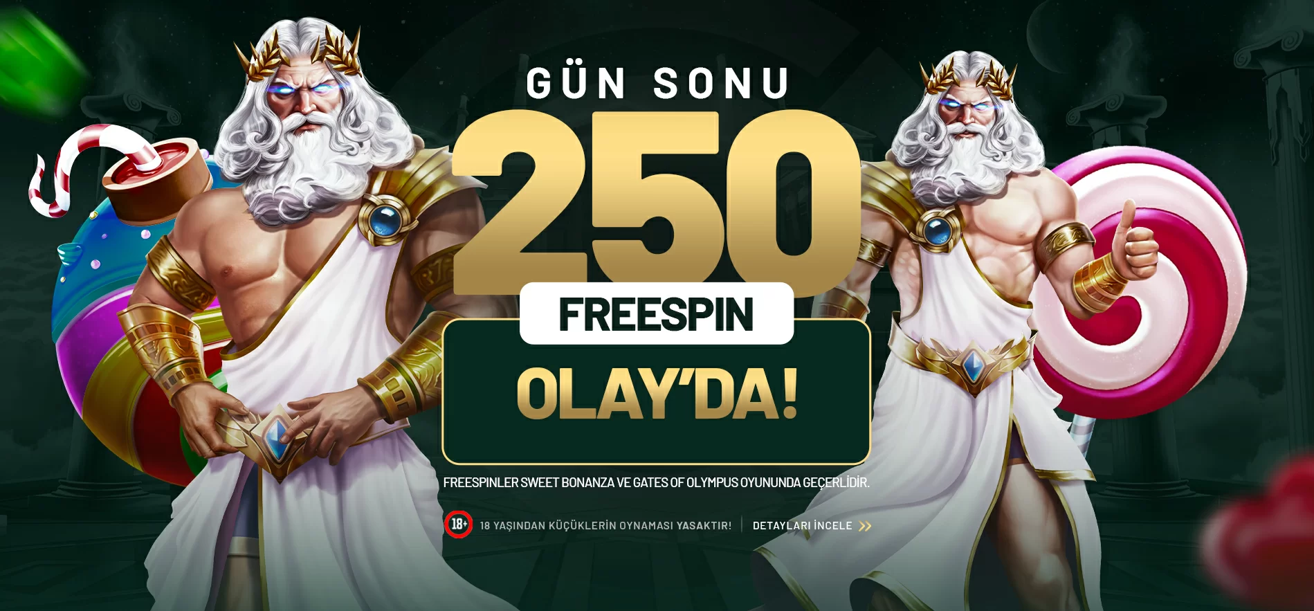 GÜN SONU 250 FREESPİN