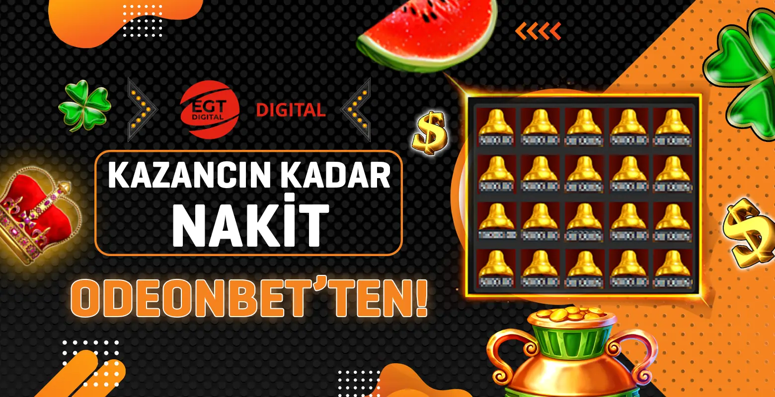 EGT DIGITAL’de 20 Çan Sembolü Yakala 20 Çan Sembolü Kadar Çevrimsiz Nakit Odeonbet’ten!