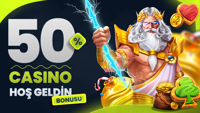 %50 Casino Hoşgeldin Bonusu