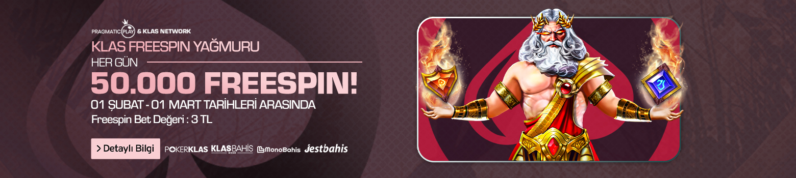PRAGMATİC PLAY & KLAS NETWORK ÖZEL FREESPİN TURNUVASI