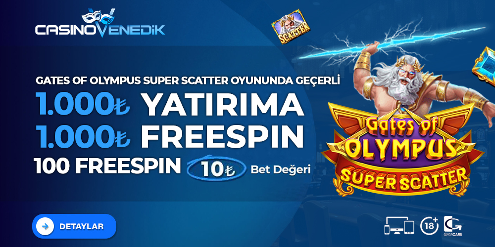 1000 TL GATE OF OLYMPUS SUPER SCATTER FREESPİN