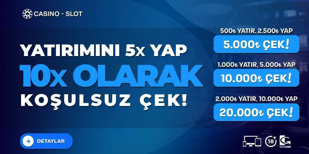 Yatirimini 5X Yap ! 10X Çek !