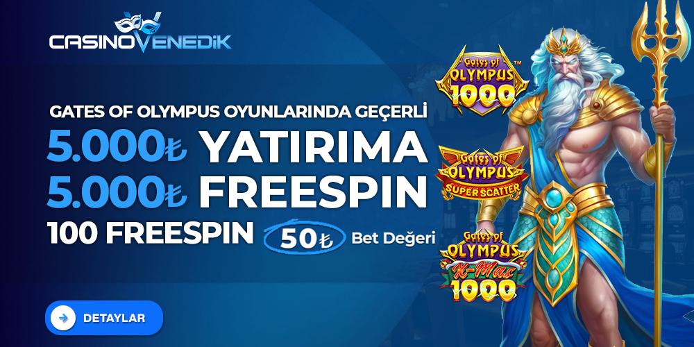 5000 YATİRİMA 5000 TL GATE OF OLYMPUS FREESPİN