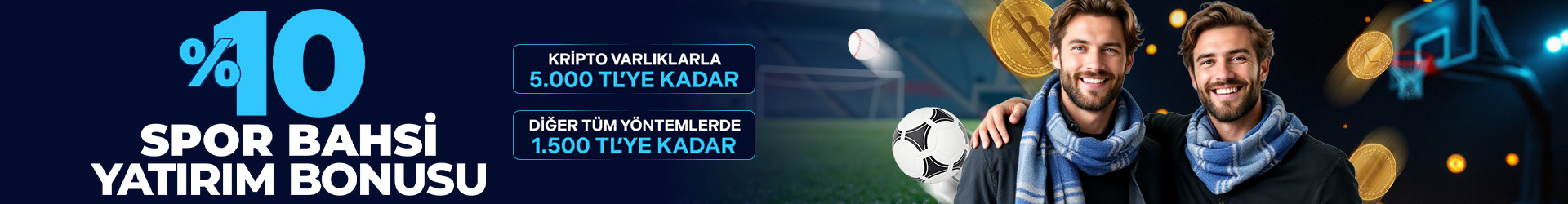 %10 Spor Yatırım Bonusu