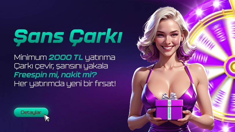 ÇARKI ÇEVİR, FREESPİN VEYA NAKİT SENİN!