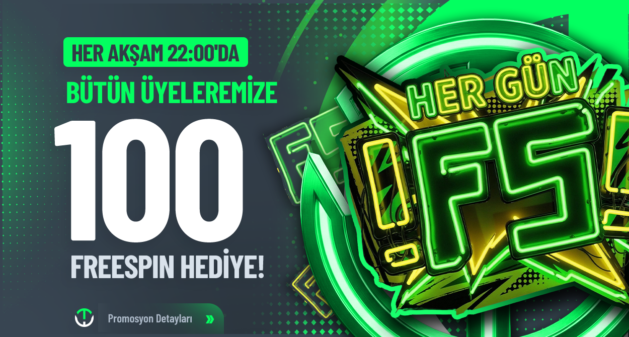 Her Girişte Bedava Spin Bonus