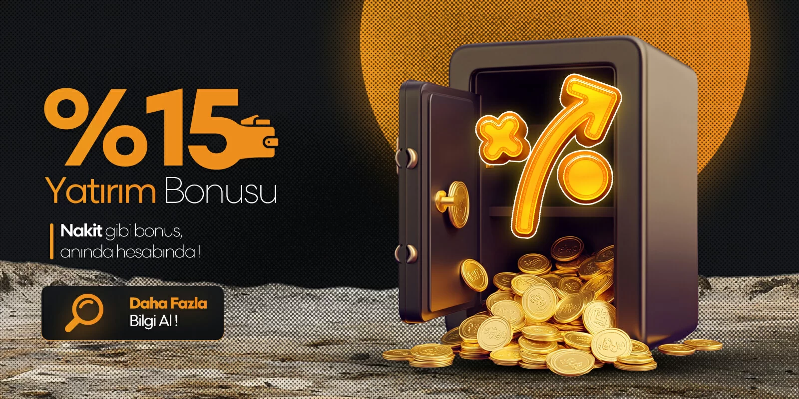 % 15 Yatırım Bonusu