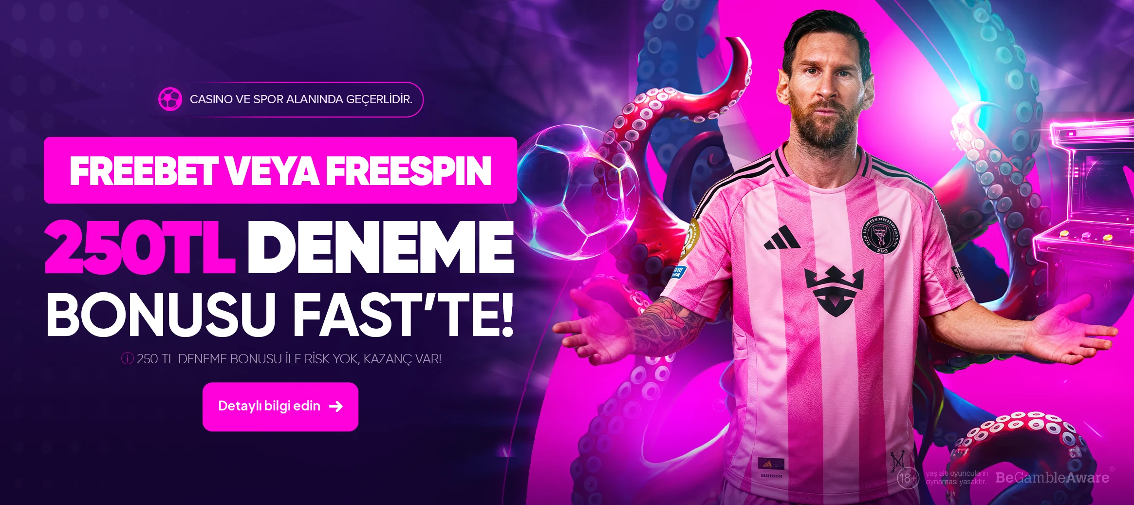 250 TL Deneme bonusu