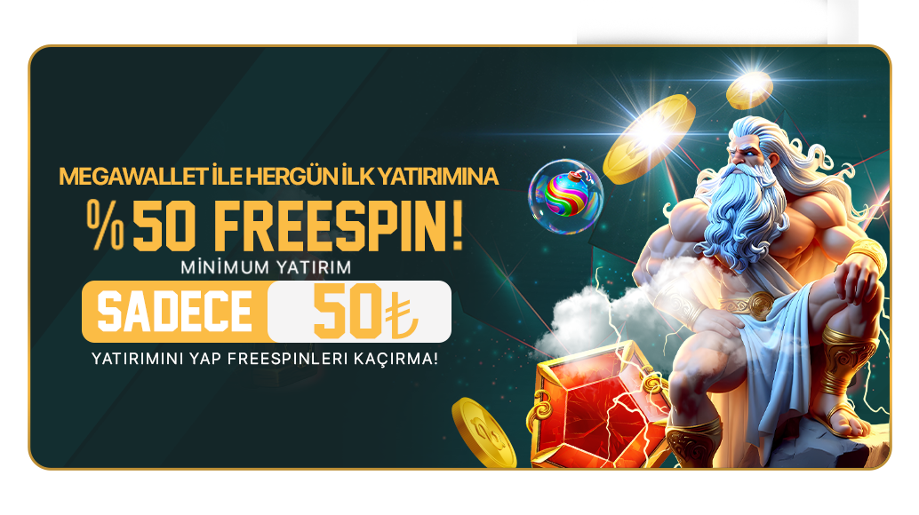 MEGAWALLET 100 FREESPİN