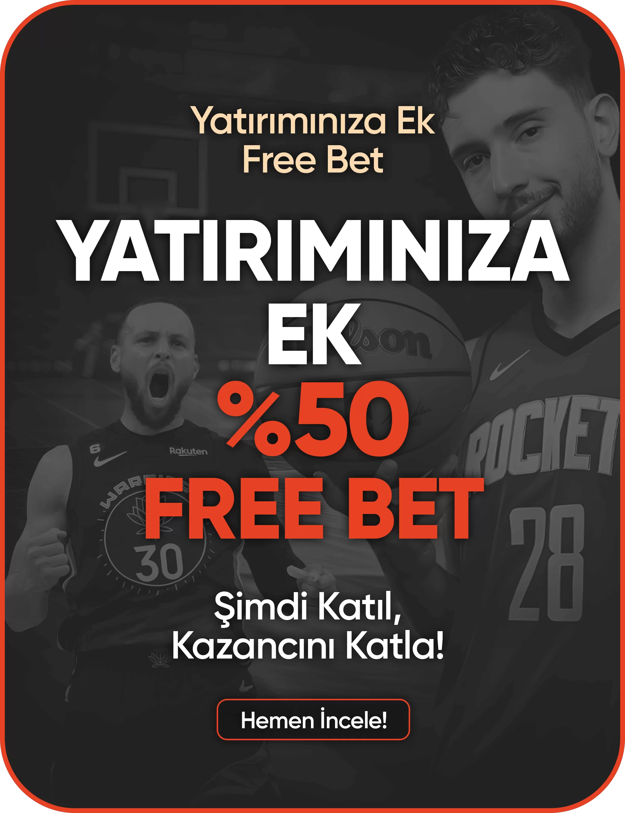 %50 Çevrimsiz FreeBet