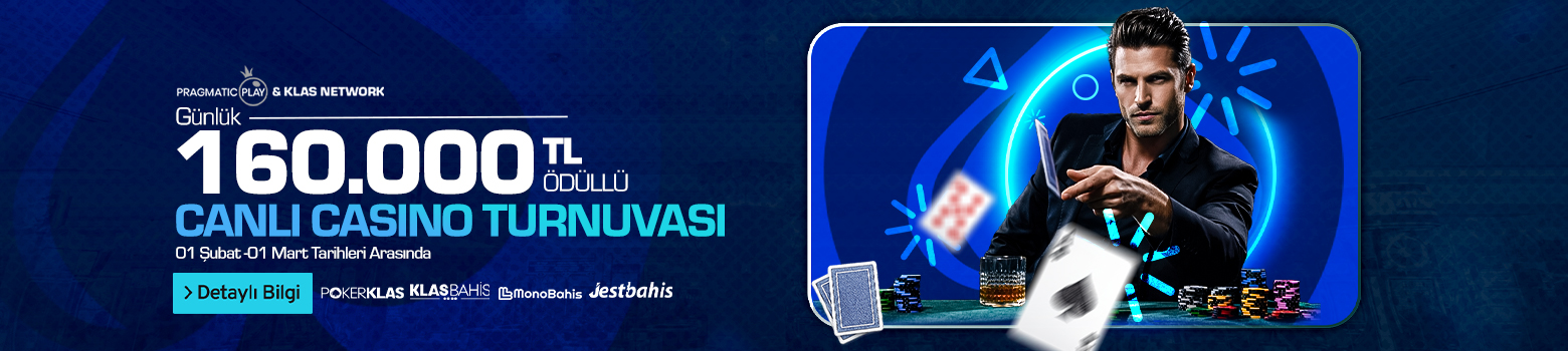 PRAGMATİC PLAY & KLAS NETWORK ÖZEL CANLI CASİNO TURNUVASI