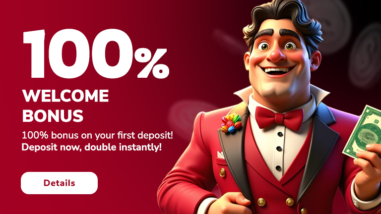 % 100 WELCOME BONUS