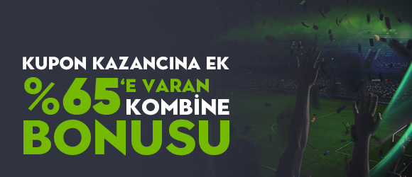 Kupon Kazancına Ek %65'e Varan Kombine Bonusu Dumanbet'te