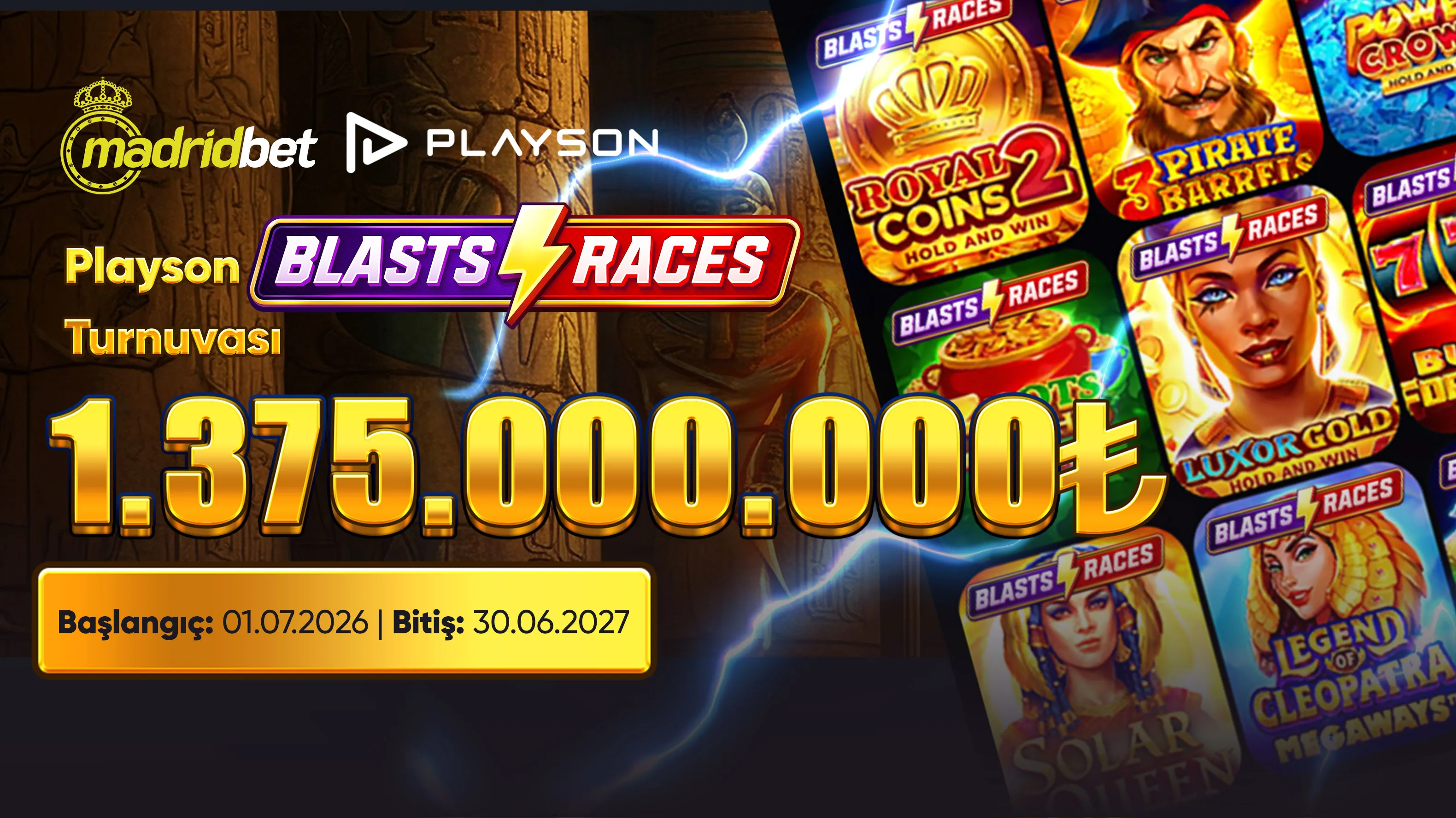 PLAYSON – BLASTS & RACES TURNUVASI