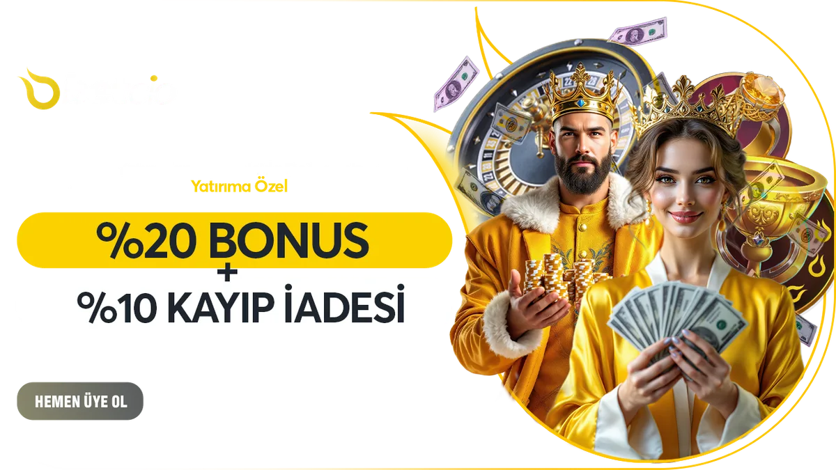 YATIRIMA ÖZEL %20 BONUS + %10 KAYIP İADESİ!